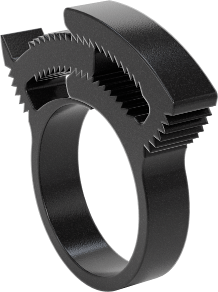 Kolay Takılan Çift Çıtçıtlı Kelepçeler, Sert Hortum ve Tüp için, 7/8“ ila 31/32” Kelepçe İç Çapı