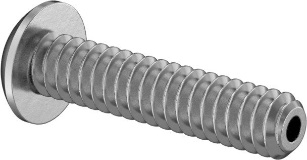 Havalandırmalı Düğme Başlı Vidalar, 4-40 Diş, 1/2" Uzunluk
