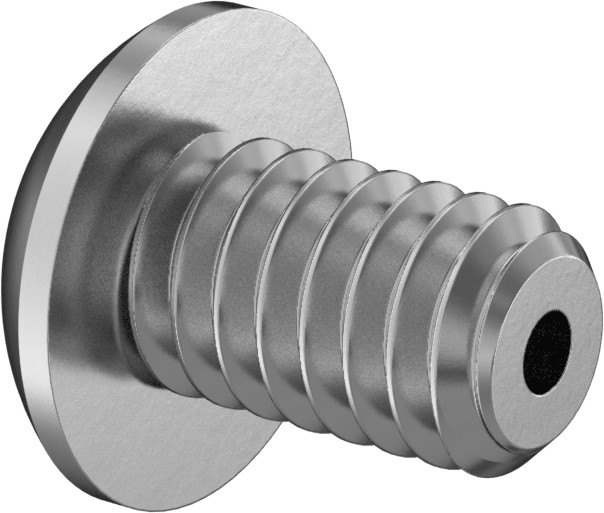 Havalandırmalı Düğme Başlı Vidalar, 8-32 Diş, 1/4" Uzunluk