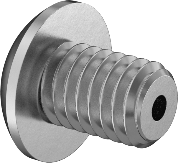Havalandırmalı Düğme Başlı Vidalar, 10-32 Diş, 1/4" Uzunluk