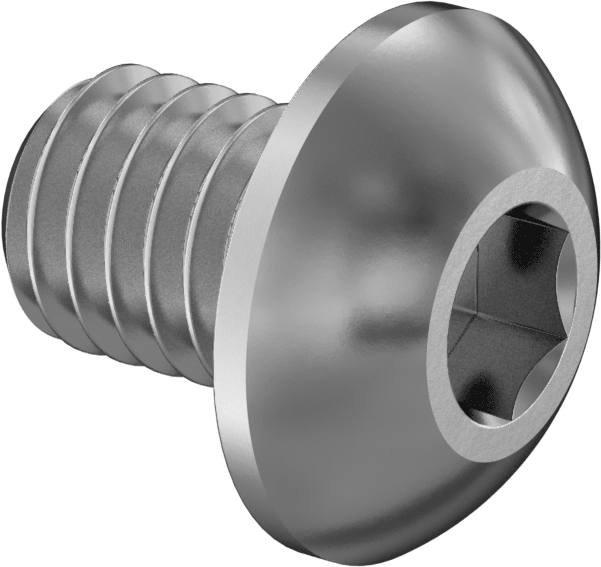 Havalandırmalı Düğme Başlı Vidalar, 10-32 Diş, 1/4" Uzunluk