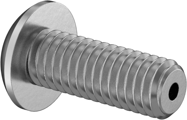 Havalandırmalı Düğme Başlı Vidalar, 10-32 Diş, 1/2" Uzunluk