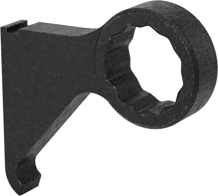 Destek Anahtarı, 12 Noktalı Açıklık, 1-1/2" Tahrik Boyutu