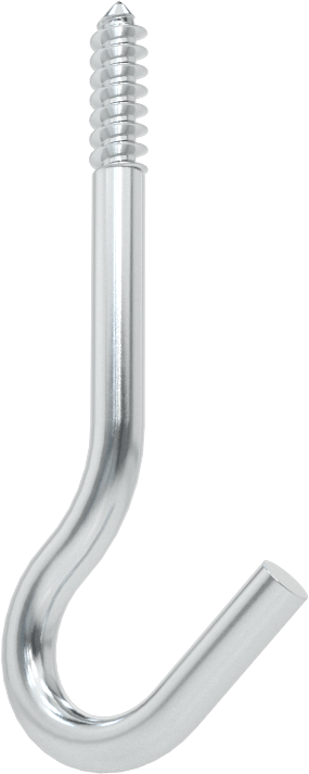 Vidalı Asma Kancası, Duvar ve Alt Montaj, 0,14" Tel Çapı, 1-1/2" Çıkıntı