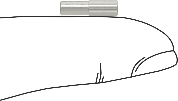 Çinko Kaplamalı Karbon Çelik Yarım Tırtıklı Pim, 1/8" Çap, 1/2" Uzunluk
