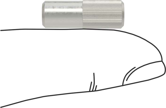 Çinko Kaplamalı Karbon Çelik Yarım Tırtıklı Pim, 1/4" Çap, 3/4" Uzunluk