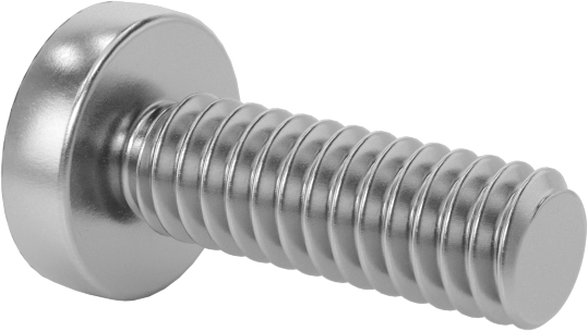 Diş Kilitli Silindir Başlı Phillips Vidaları, M2 x 0,4 mm Diş, 6 mm Uzunluk