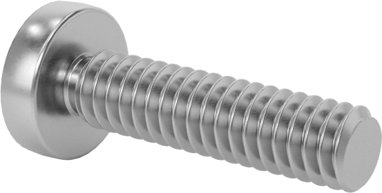 Diş Kilitli Silindir Başlı Phillips Vidaları, M2 x 0,4 mm Diş, 8 mm Uzunluk