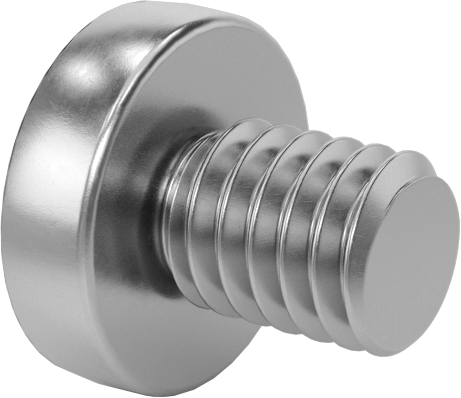 Diş Kilitli Silindir Başlı Phillips Vidaları, M2,5 x 0,45 mm Diş, 3 mm Uzunluk