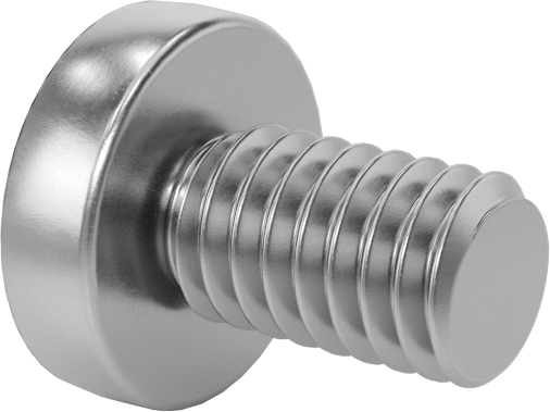 Diş Kilitli Silindir Başlı Phillips Vidaları, M2,5 x 0,45 mm Diş, 4 mm Uzunluk