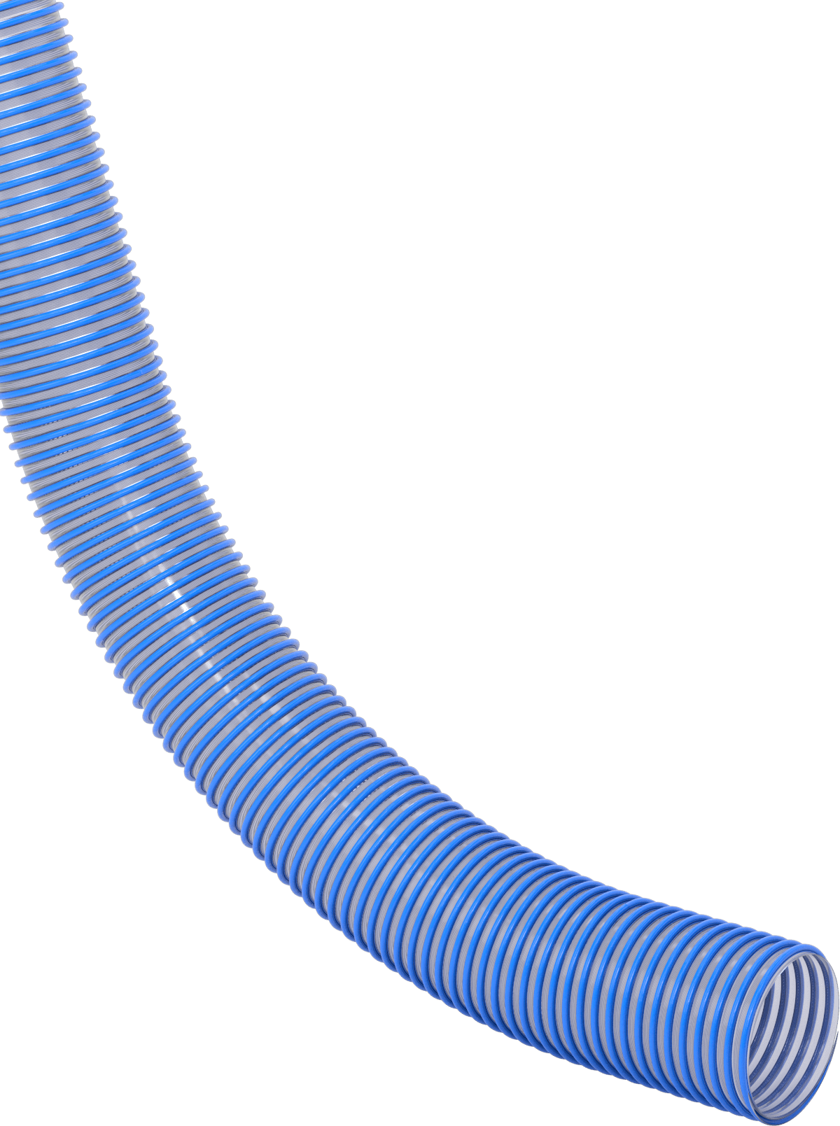 Ezilmeye Dayanıklı Kanal Hortumu, Ağaç Yongaları ve Plastik Peletler için, 150mm ID, 166mm OD
