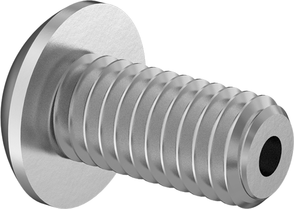 Havalandırmalı Düğme Başlı Vidalar, M3 x 0,50 mm Diş, 6 mm Uzunluk