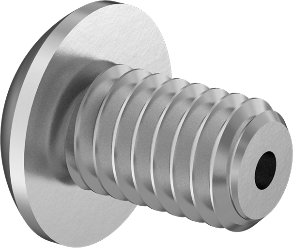 Havalandırmalı Düğme Başlı Vidalar, M4 x 0,70 mm Diş, 6 mm Uzunluk