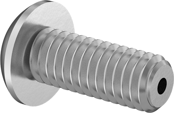 Havalandırmalı Düğme Başlı Vidalar, M4 x 0,70 mm Diş, 10 mm Uzunluk