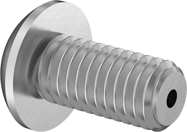 Havalandırmalı Düğme Başlı Vidalar, M5 x 0,80 mm Diş, 10 mm Uzunluk