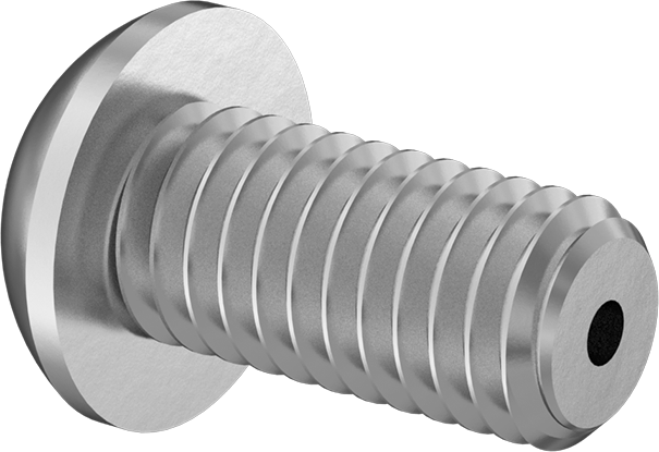 Havalandırmalı Düğme Başlı Vidalar, M6 x 1,00 mm Diş, 12 mm Uzunluk