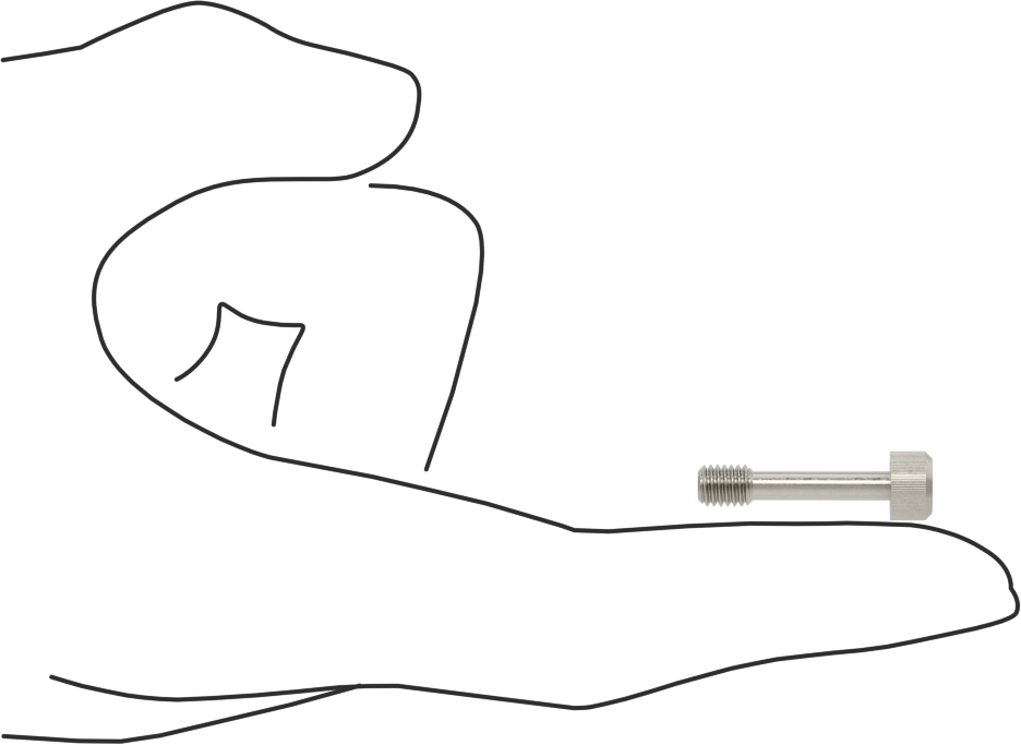 Soket Başlı Sabit Panel Vidası, 10-32 Diş Boyutu, 7/8" Uzunluk