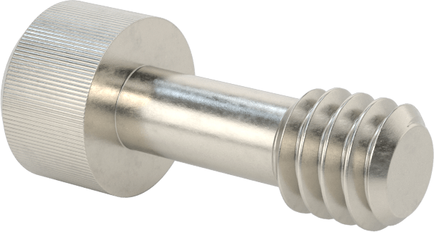 Soket Başlı Sabit Panel Vidası, 1/4"-20 Diş Boyutu, 5/8" Uzunluk