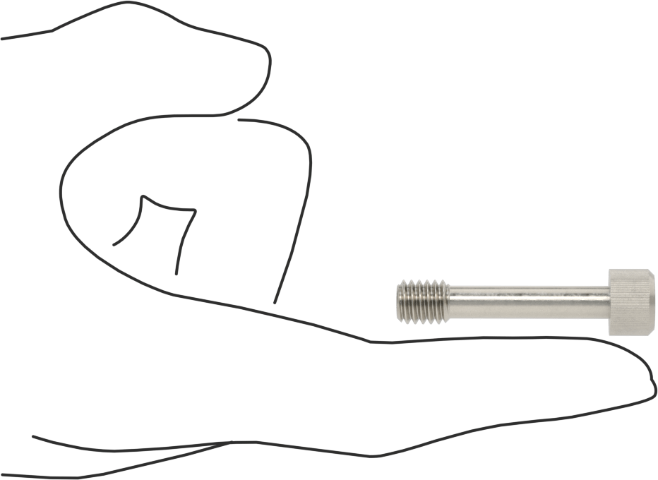 Soket Başlı Sabit Panel Vidası, 5/16"-18 Diş Boyutu, 1-1/2" Uzunluk