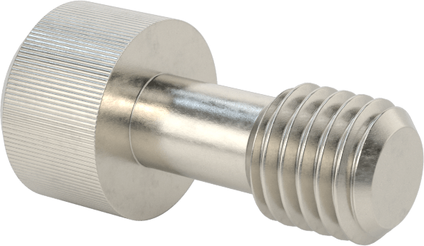 Soket Başlı Sabit Panel Vidası, 1/4"-28 Diş Boyutu, 1/2" Uzunluk