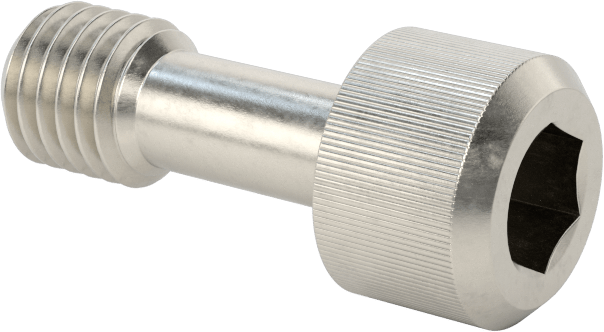 Soket Başlı Sabit Panel Vidası, 1/4"-28 Diş Boyutu, 5/8" Uzunluk