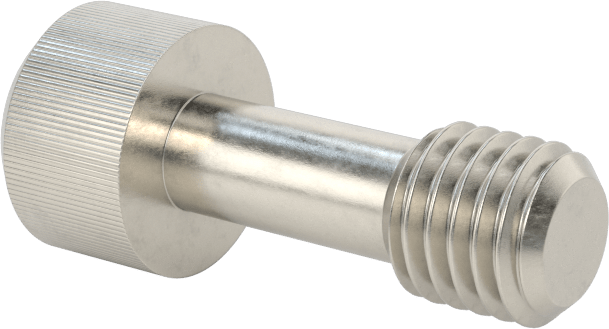 Soket Başlı Sabit Panel Vidası, 1/4"-28 Diş Boyutu, 5/8" Uzunluk