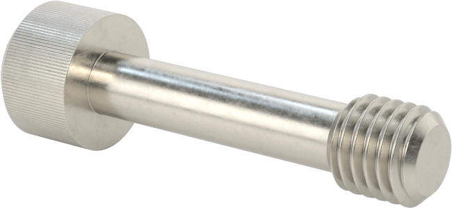 Soket Başlı Sabit Panel Vidası, 1/4"-28 Diş Boyutu, 1" Uzunluk