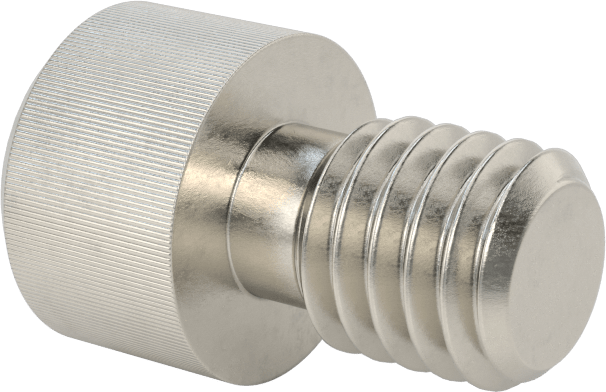 Soket Başlı Sabit Panel Vidası, 3/8"-16 Diş Boyutu, 1/2" Uzunluk