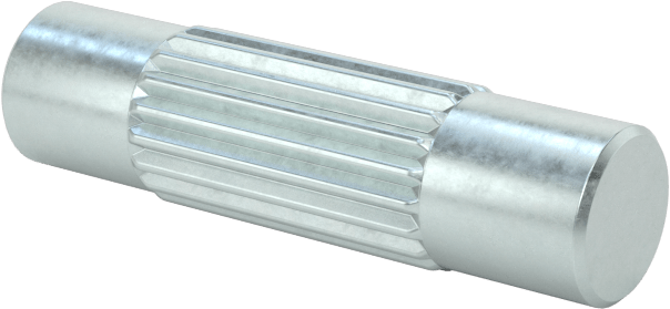 Çinko Kaplı Karbon Çelik Merkez Tırtıllı Pim, 1/8" Çap, 1/2" Uzunluk