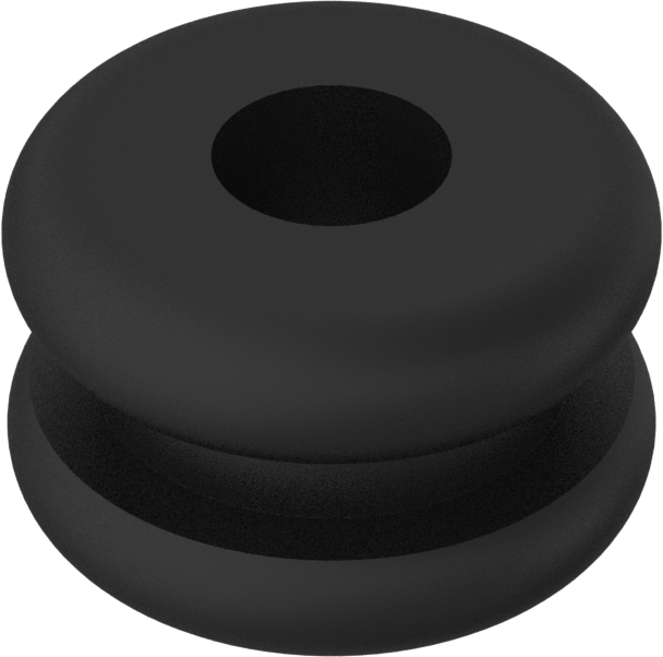 SBR Kauçuk Gromet, 1/4“ Delik Çapı ve 1/16” Malzeme Kalınlığı için