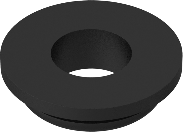 SBR Kauçuk Gromet, 3/8" Delik Çapı için, 1/4" ID, 15/32“ ve 9/16” Flanş Çapı