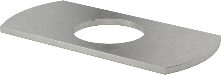 5/8" Vida Boyutu için Çift Klipsli Pul, Çelik