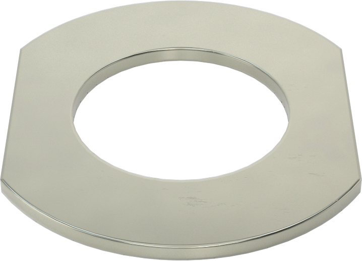 3/4" Vida Boyutu için Çift Klipsli Pul, Çelik