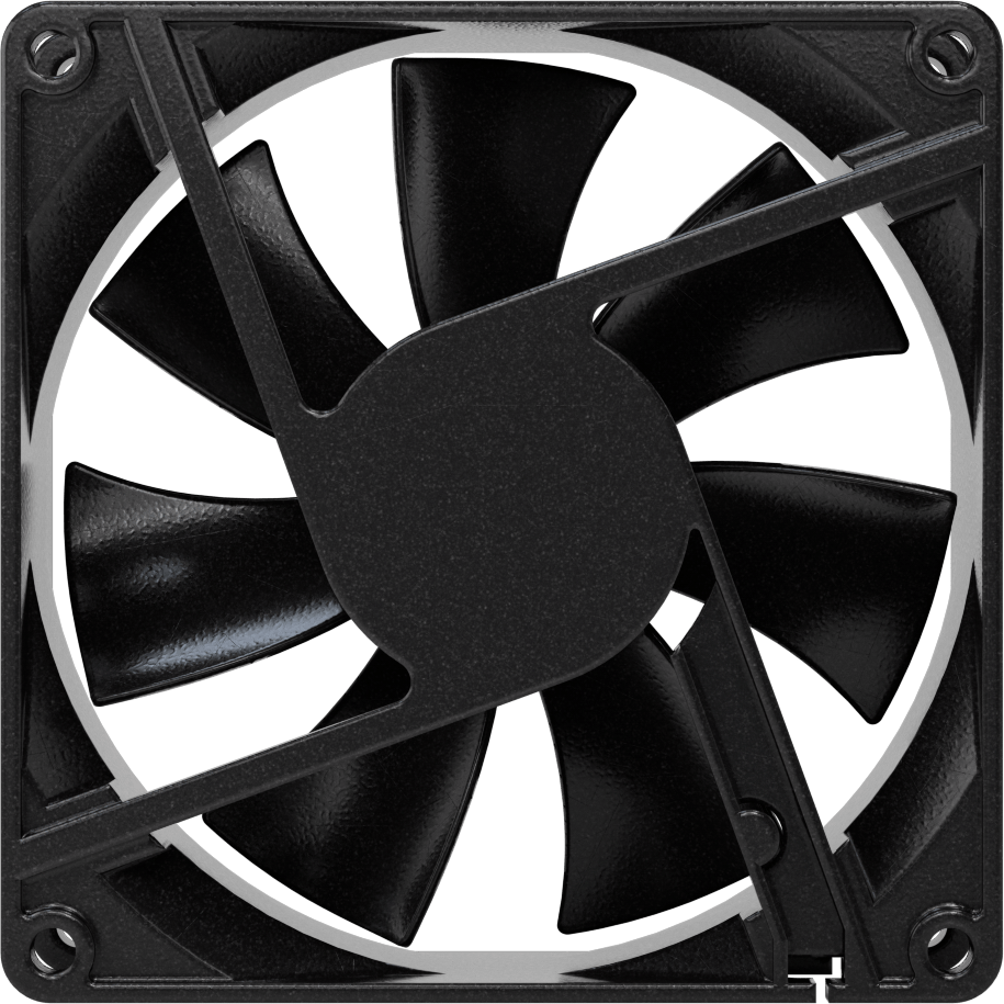 Islak Ortam Ekipmanı - Soğutma Fanı, 24V DC, 92 mm Yükseklik x 92 mm Genişlik x 25 mm Derinlik Toplam