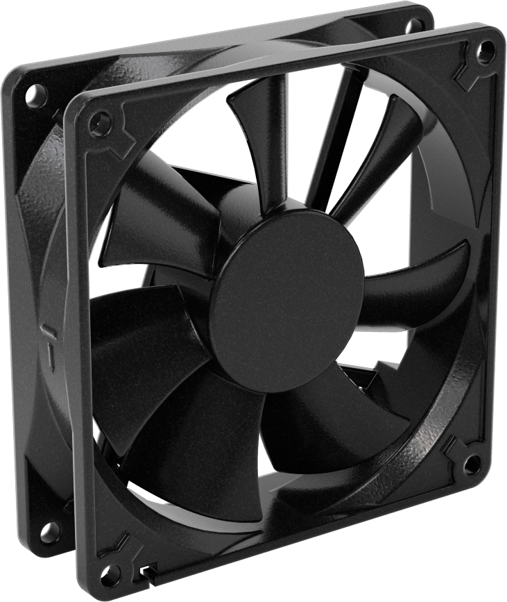 Islak Ortam Ekipmanı - Soğutma Fanı, 24V DC, 92 mm Yükseklik x 92 mm Genişlik x 25 mm Derinlik Toplam