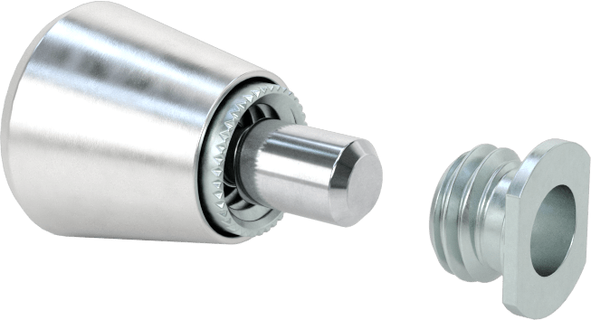Paneller için Geri Çekilebilir Yaylı Piston, Dişli, 0,025“ ila 0,06” Kalınlıkta Dış Panel için