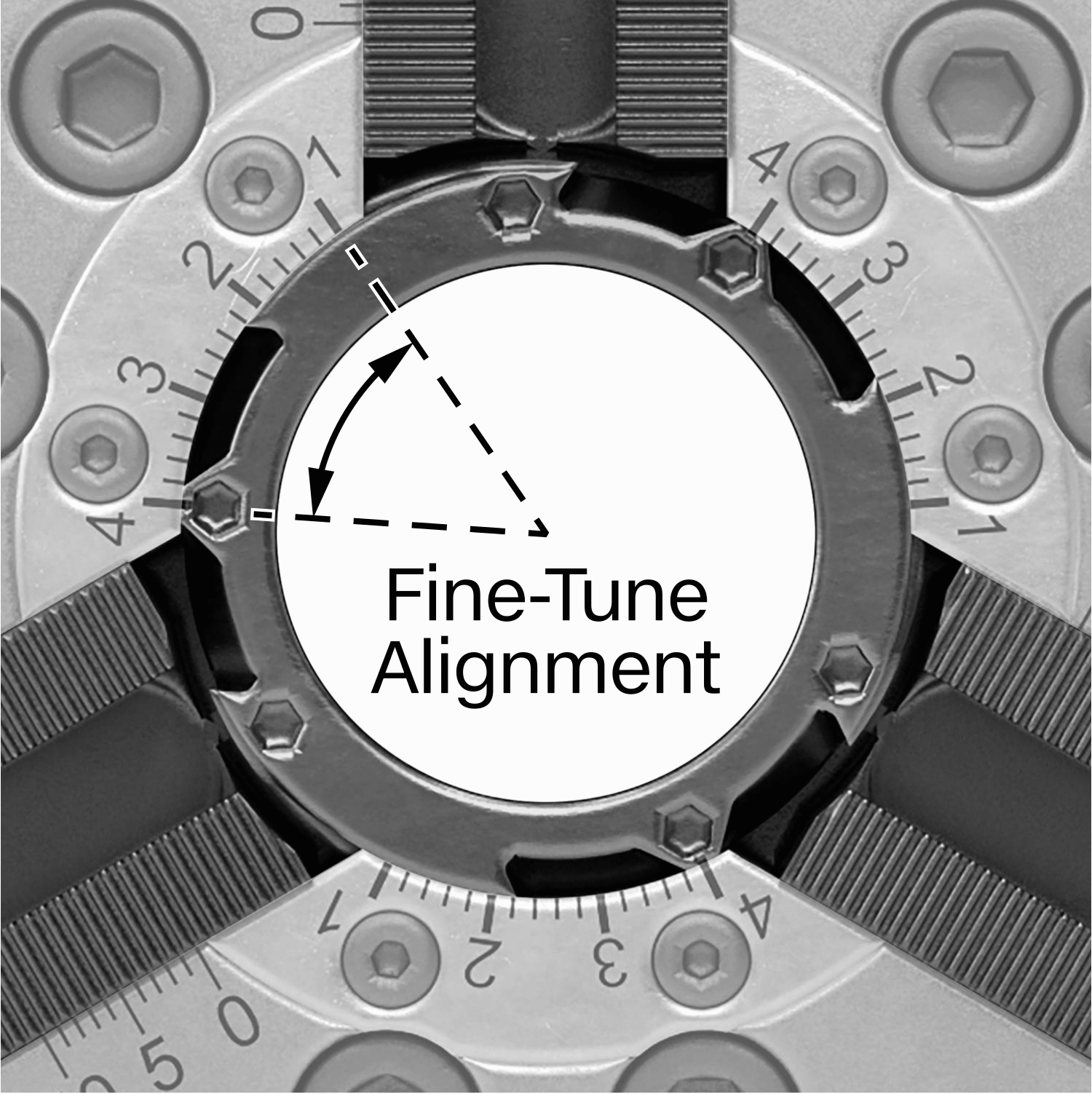 Built-in Adjustment Ring
