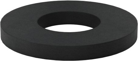 Sert Fiber Pullar, 10 Numaralı Vida Boyutu için, 0.203" ID, 0.438" OD