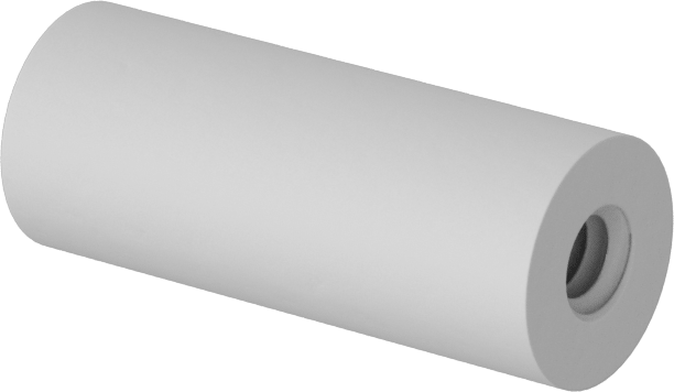 Naylon 6/6 Dişi Dişli Yuvarlak Ara Parça, 1/4" OD, 5/8" Uzunluk, 4-40 Diş Boyutu