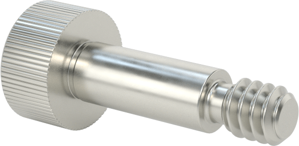 Nikel Alaşımlı Omuzlu Vida, 1/8" Omuz Çapı, 5/16" Omuz Uzunluğu, 4-40 Diş