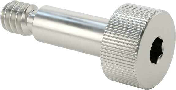 Nikel Alaşımlı Omuzlu Vida, 1/8" Omuz Çapı, 5/16" Omuz Uzunluğu, 4-40 Diş