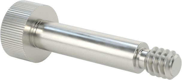 Nikel Alaşımlı Omuzlu Vida, 1/8" Omuz Çapı, 1/2" Omuz Uzunluğu, 4-40 Diş