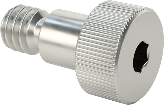 Nikel Alaşımlı Omuzlu Vida, 3/16" Omuz Çapı, 3/16" Omuz Uzunluğu, 8-32 Diş