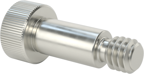 Nikel Alaşımlı Omuzlu Vida, 3/16" Omuz Çapı, 3/8" Omuz Uzunluğu, 8-32 Diş