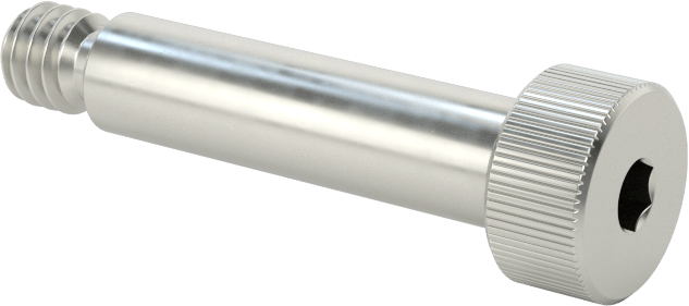 Nikel Alaşımlı Omuzlu Vida, 3/16" Omuz Çapı, 3/4" Omuz Uzunluğu, 8-32 Diş