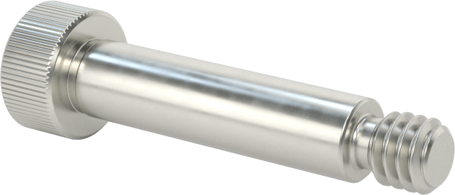 Nikel Alaşımlı Omuzlu Vida, 3/16" Omuz Çapı, 3/4" Omuz Uzunluğu, 8-32 Diş