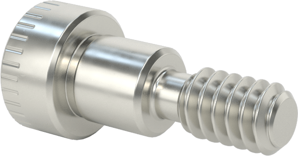 Nikel Alaşımlı Omuzlu Vida, 1/4" Omuz Çapı, 1/4" Omuz Uzunluğu, 10-24 Diş