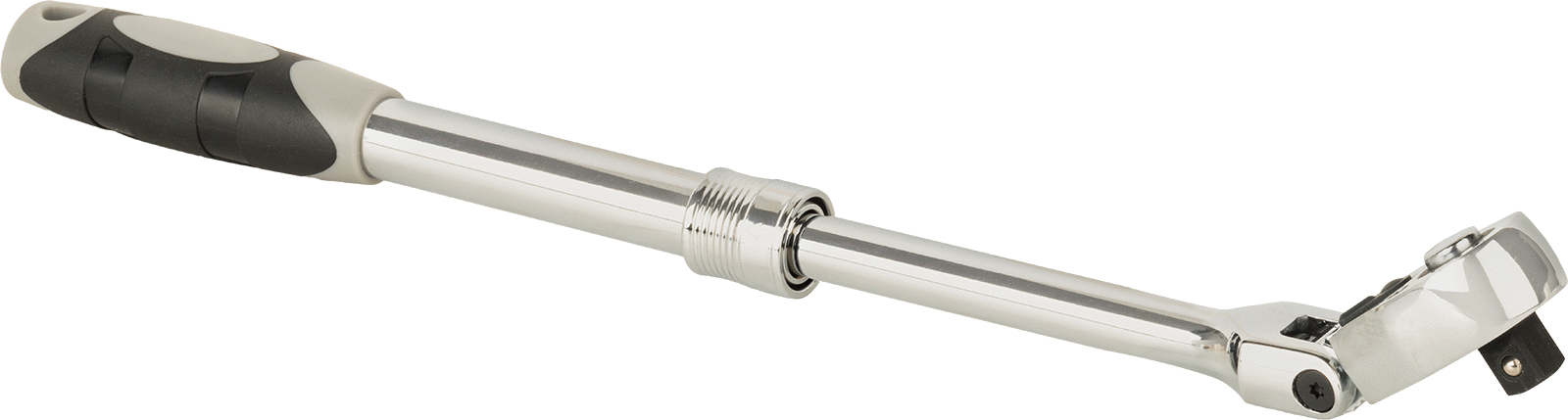Hızlı Açma Esnek Başlıklı Cırcır Anahtarı, 1/2" Kare Tahrik, 13-1/2“ ila 19” Arasında Ayarlanabilir Toplam Uzunluk