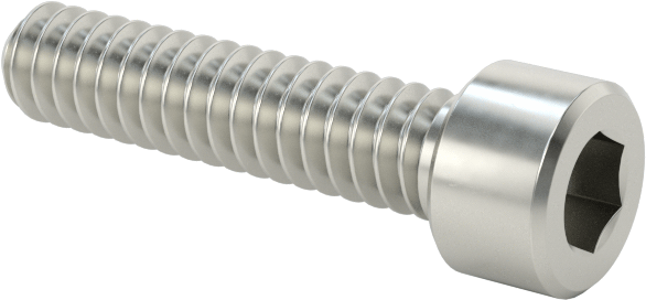 Nikel Alaşımlı Soket Başlı Vida, 4-40 Diş Boyutu, 1/2" Uzunluk