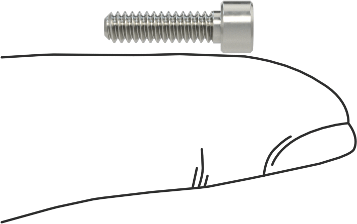 Nikel Alaşımlı Soket Başlı Vida, 6-32 Diş Boyutu, 1/2" Uzunluk